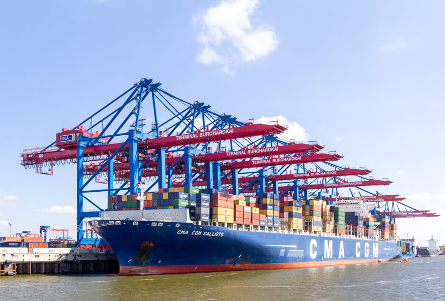 ship with container inside